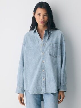 Denim Forum The '80s Comfy Denim Shirt